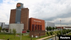 A view of Anheuser-Busch InBev headquarters in Leuven. Anheuser-Busch InBev is the world's biggest brewer and maker of Budweiser and Stella Artois beers.