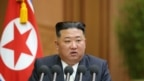 Nhà lãnh đạo Triều Tiên Kim Jong Un phát biểu trước Quốc hội sau khi thông qua luật về chính sách vũ khí hạt nhân ngày 8/9/2022. 