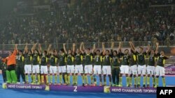 پاکستانی ٹیم، ورلڈ کپ ہاکی 2018 میں شرکت کا ایک منظر