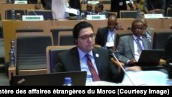 32ème session ordinaire du Conseil Exécutif du bloc panafricain, à Addis-Abeba, 26 janvier 2018. (Twitter/Ministère des affaires étrangères du Maroc)