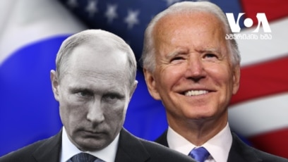 Lời qua tiếng lại giữa TT Nga Vladimir Putin và TT Mỹ Joe Biden. (Georgian/VOA)