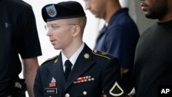 Bradley Manning diputuskan tidak bersalah atas tuduhan membantu musuh secara tidak langsung dalam sidang hari Selasa 30/7 (foto: dok). 