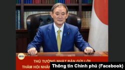 Tân Thủ tướng Nhật Bản Suga Yoshihide sẽ tới thăm Việt Nam trong chuyến công du nước ngoài đầu tiên của ông thay vì Hoa Kỳ như những người tiền nhiệm của ông đã làm với đồng minh thân cận nhất. (Facebook Thông tin Chính phủ)