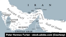 资料图片：霍尔木兹海峡是一条连接波斯湾与阿曼湾的水道，地处战略要冲，北临伊朗，南接阿联酋及阿曼飞地穆桑达姆。