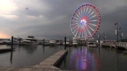 New Ferris Wheel Lights Up Washington DC Area