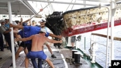 Russian sail training ship, the STS Pallada, found an array of unmistakable tsunami debris on its homeward voyage from Honolulu to Vladivostok.