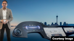 As part of CES 2021, Mercedes-Benz showed off its artificial intelligence-powered “Hyperscreen,” which stretches along the full width of the car and permits drivers and passengers to control the device through voice. (Mercedes_Benz)