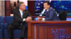 Jeb Bush debuta "en serio" junto al cómico Stephen Colbert