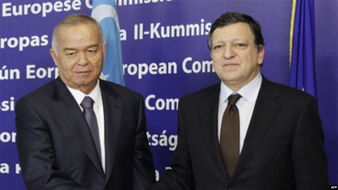 Prezident Islom Karimov Yevropa Komissiyasi raisi Joze Manuel Barroso bilan, Bryussel, 24 yanvar 2011