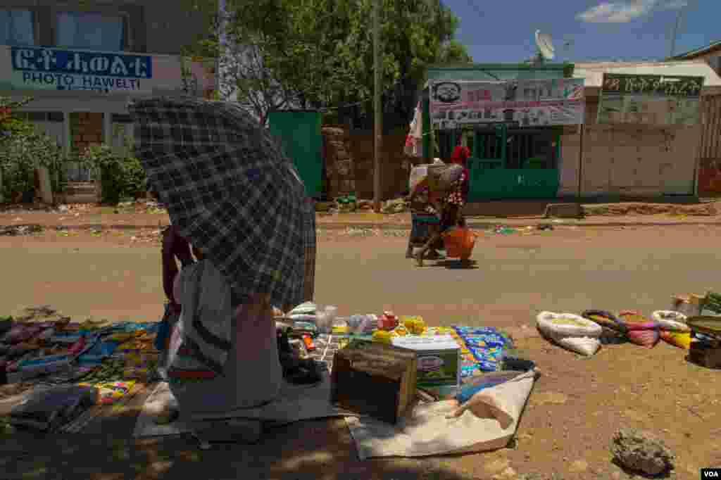  Since the beginning of the war in November 2020, his little town in the Tigray region, in Ethiopia, on June 6, 2021. (VOA/Yan Boechat) 