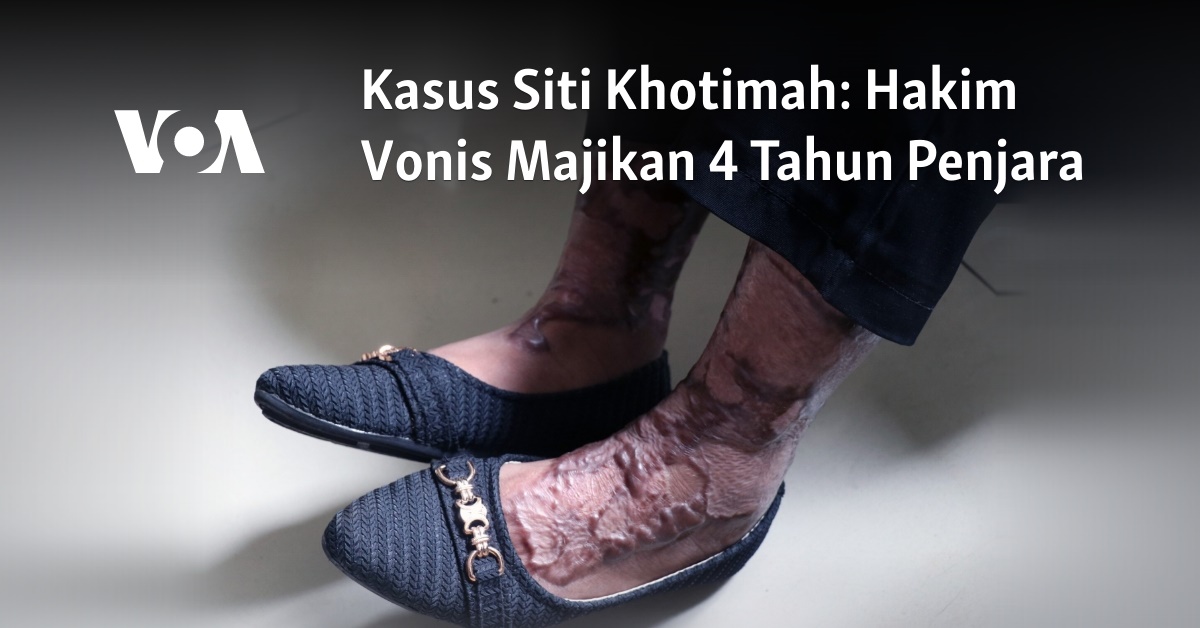 Kasus Siti Khotimah: Hakim Vonis Majikan 4 Tahun Penjara