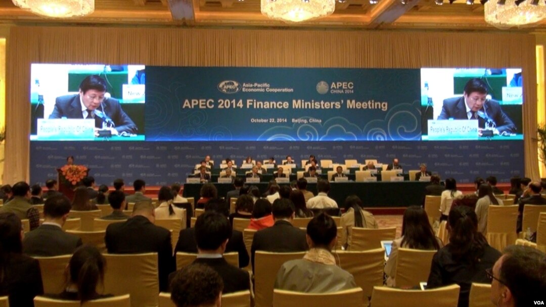 Pertemuan para menteri keuangan negara anggota APEC di Beijing, Rabu (22/10).