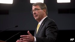 FILE - U.S. Defense Secretary Ash Carter