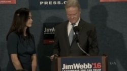 Webb Drops From Democratic Presidential Race