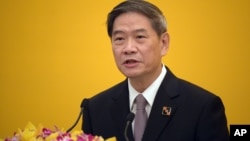 中国国台办主任张志军在记者会上讲话(2015年11月7日)