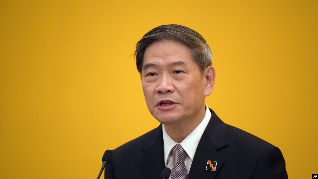 中国国台办主任张志军在记者会上讲话(2015年11月7日)
