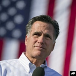 Republican presidential candidate, former Massachusetts Gov. Mitt Romney speaks during a campaign stop at William Jewell College, Liberty, Missouri, March 13, 2012