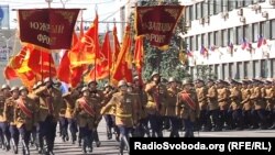 УКРАЇНА - Військовий парад, приурочений перемозі у «Великій вітчизняній війні» у тимчасово окупованому Донецьку. Донецьк, 24 червня 2020 рік