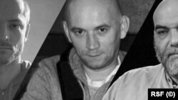 Les trois journalistes russes assassinés. (RSF)