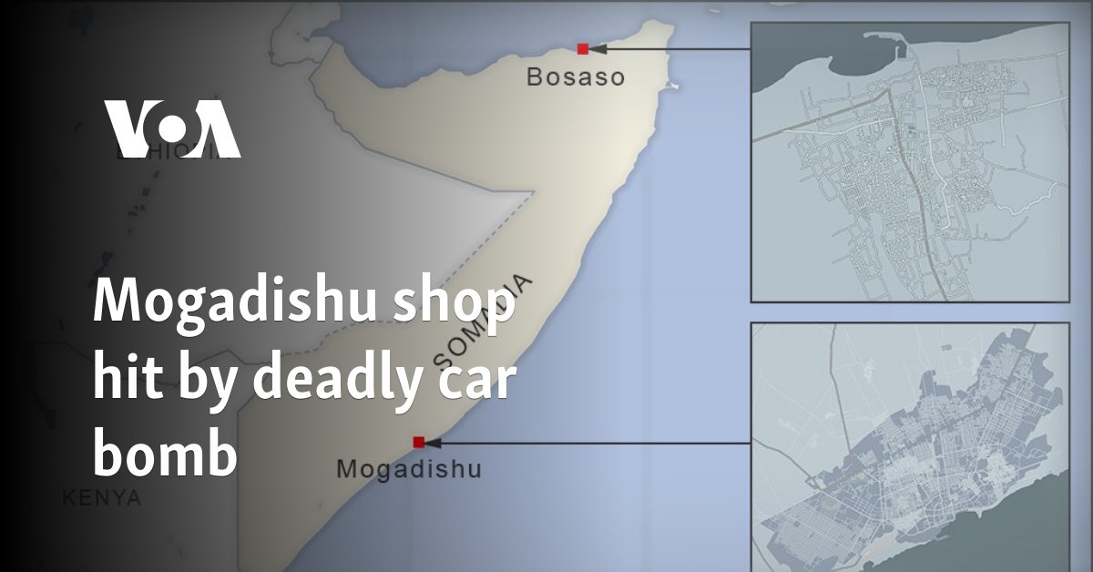 Mogadishu shop hit by deadly car bomb