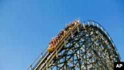 Members of the American Coaster Enthusiasts’ club - who often ride the same roller coaster several times a day - get escorted to the head of the waiting line at every amusement park.