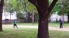 FILE - North Charleston police Officer Michael Slager, right, is seen shooting 50-year-old Walter Scott in the back as he runs away, in this still image from video in North Charleston, South Carolina, taken April 4, 2015. 