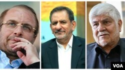 محمد هاشمی، اسحاق جهانگیری و محمد باقر قالیباف