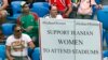 Iran Fans Unfurl Banner at World Cup in Support of Women