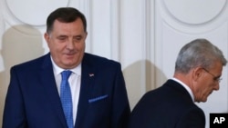 Milorad Dodik i Šefik Džaferović prilikom preuzimanja dužnosti