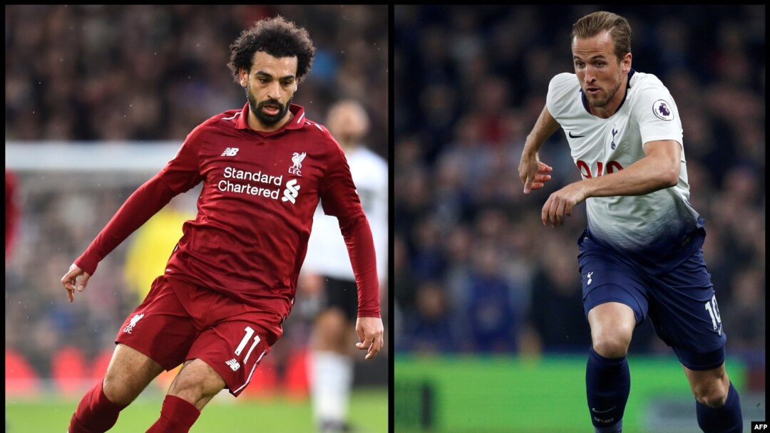 Mohamed Salah wa Liverpool na Harry Kane wa Tottenham