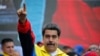 Le président du Venezuela Nicolas Maduro lors d'un rassemblement condamnant les sanctions économiques imposées par l'administration du président américain Donald Trump au Venezuela, à Caracas, Venezuela, le 10 août 2019. (AP Photo)