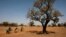 FILE - Girls carry water on their bicycles at a dispensary in Nedogo village near Ouagadougou, Burkina Faso, Feb. 16, 2018.