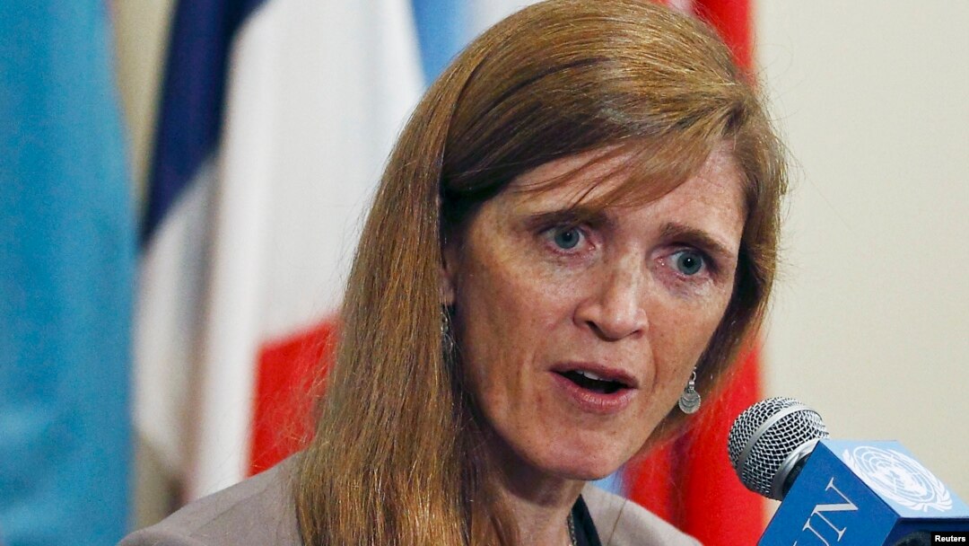 Dubes AS untuk PBB Samantha Power mengatakan AS dan Rusia telah mencapai kesepakatan mengenai rancangan resolusi soal senjata kimia Suriah (foto: dok).
