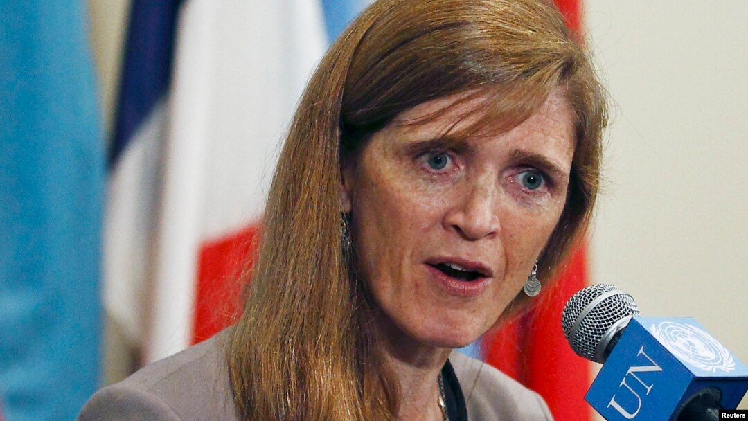 La embajadora de Estados Unidos en la ONU, Samantha Power, sotuvo que su país preferiría el apoyo de la ONU en un posible ataque a Siria, aunque aseguró que Rusia lo impide.