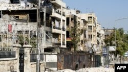 Oštećene zgrade u Alepu posle višemesečnih borbi između sirijskih pobunjenika i vladinih snaga