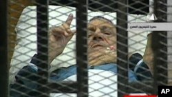 Hosni Mubarak le 15 août 2011