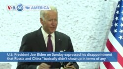 VOA60 America - U.S. President Joe Biden in Scotland for a climate summit