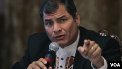 El presidente ecuatoriano, Rafael Correa, propuso que la CELAC sustituya a la OEA.