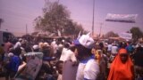 Janaral Buhari a Bauchi, Janairu 31, 2015.