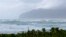 Waves break as Tropical Storm Olivia approaches Oahu, Sept. 12, 2018 in Laie, Hawaii. 