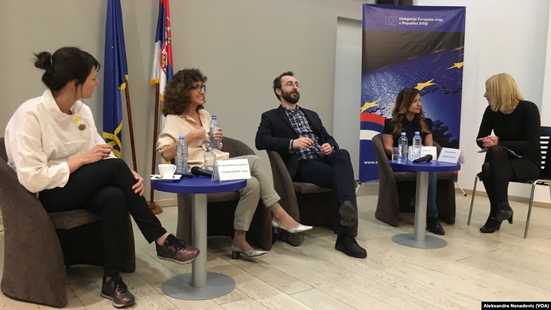 Predstavljanje istraživanja "Evaluacija efekata predmeta Građansko vaspitanje - 10 godina posle", Foto: VOA