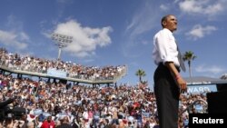 En un acto este martes en Delray Beach, Florida, el presidente enardeció a una multitud de seguidores con un incendiario discurso 