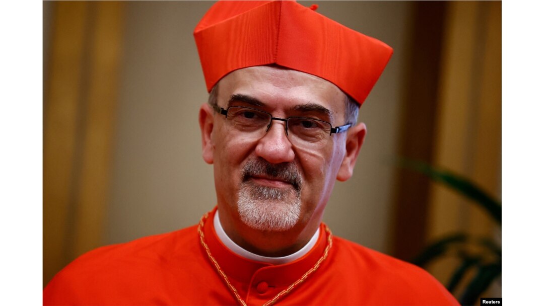 FILE -- Cardinal Pierbattista Pizzaballa OFM looks on after being elevated to the rank of cardinal at the Vatican, September 30, 2023.