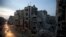 Syrian rebel-controlled area of Aleppo, with destroyed buildings, including Dar Al-Shifa hospital, a result of government airstrikes, Nov. 2012 (file photo).
