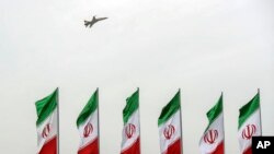 이란 국기.