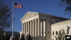 FILE - The U.S. Supreme Court building is seen in Washington, April 4, 2017.