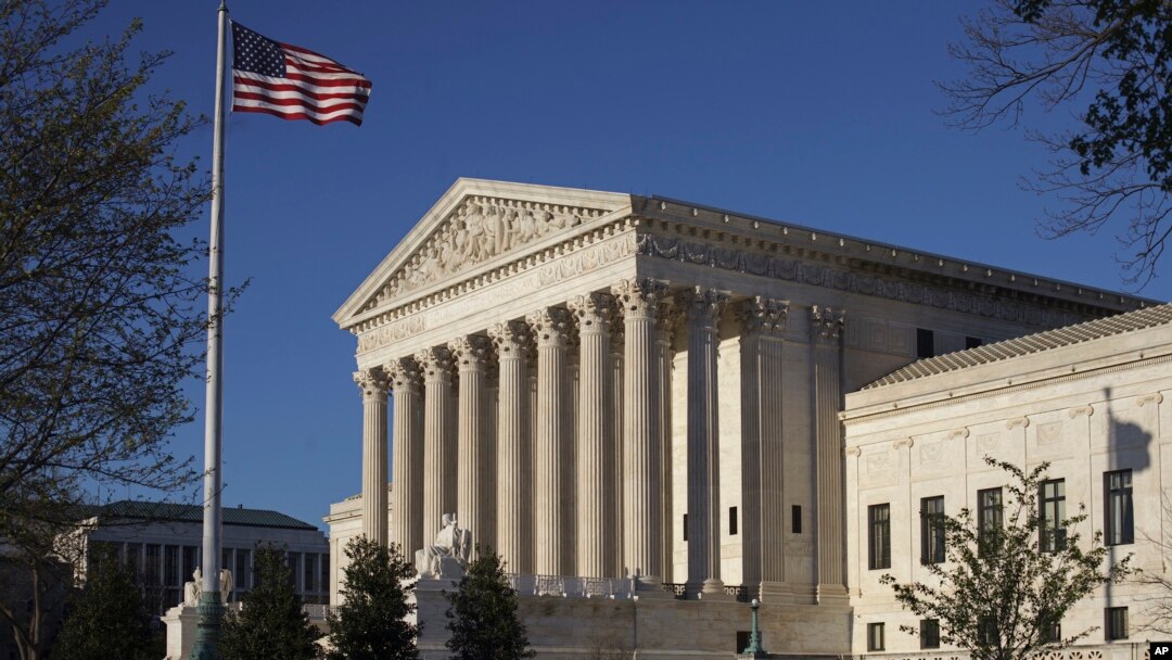 FILE - The U.S. Supreme Court building is seen in Washington, Apr. 4, 2017.