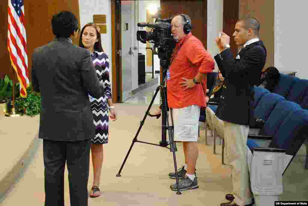 The U.S. Department of State&#39;s Youth in Action participants on exchange in the U.S.