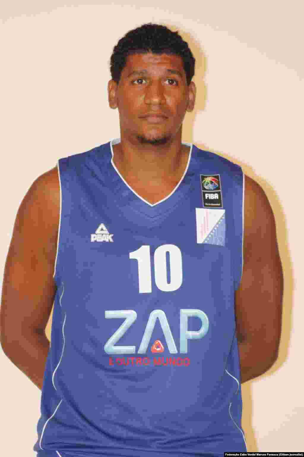 Michel Mendes, selecção Cabo Verde no AfroBasket 2015.