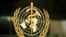 FILE PHOTO: The World Health Organization (WHO) logo is pictured at the entrance of its headquarters in Geneva, January 25, 2015. To match Special Report HEALTH-CORONAVIRUS/WHO-TEDROS REUTERS/Pierre Albouy/File Photo